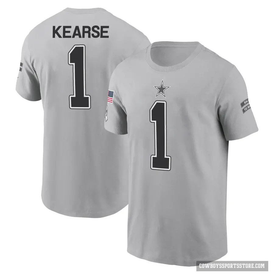 Youth ＃1 Jayron Kearse Dallas Cowboys Gray 2024 Salute to Service T-Shirt