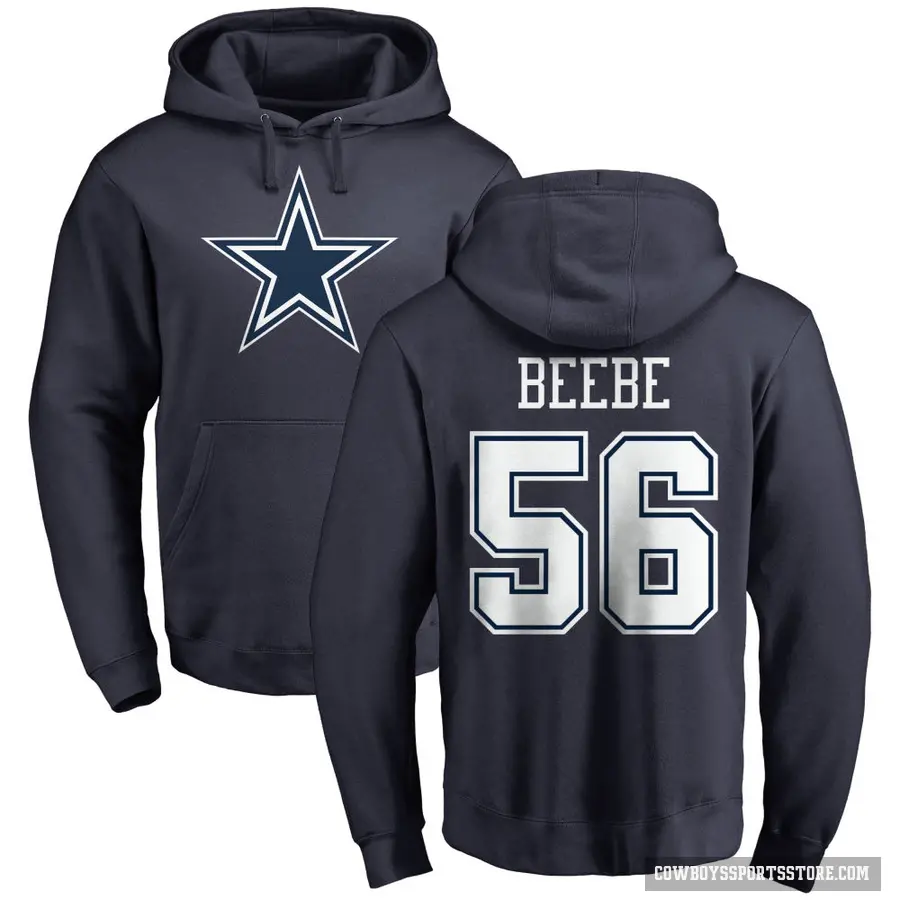 Youth ＃56 Cooper Beebe Dallas Cowboys Navy Pro Line by Branded Name & Number Pullover Hoodie